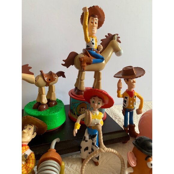 Disney Pixar Toy Story Character Figure Set Buzz Lightyear Woody Jessie Slinky H - Picture 14 of 16